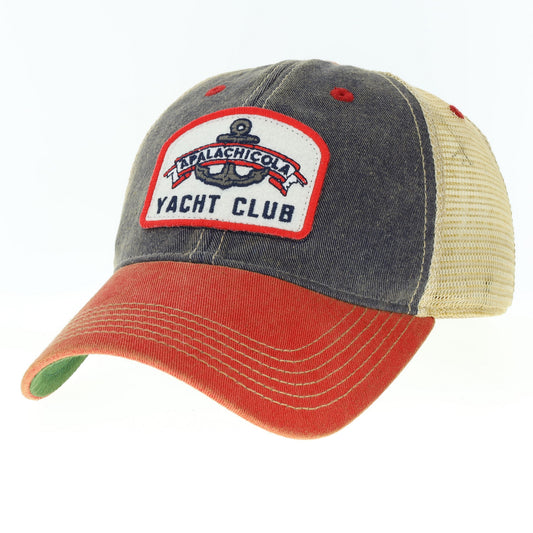AYC Old Favorite Trucker - Navy/Scarlet